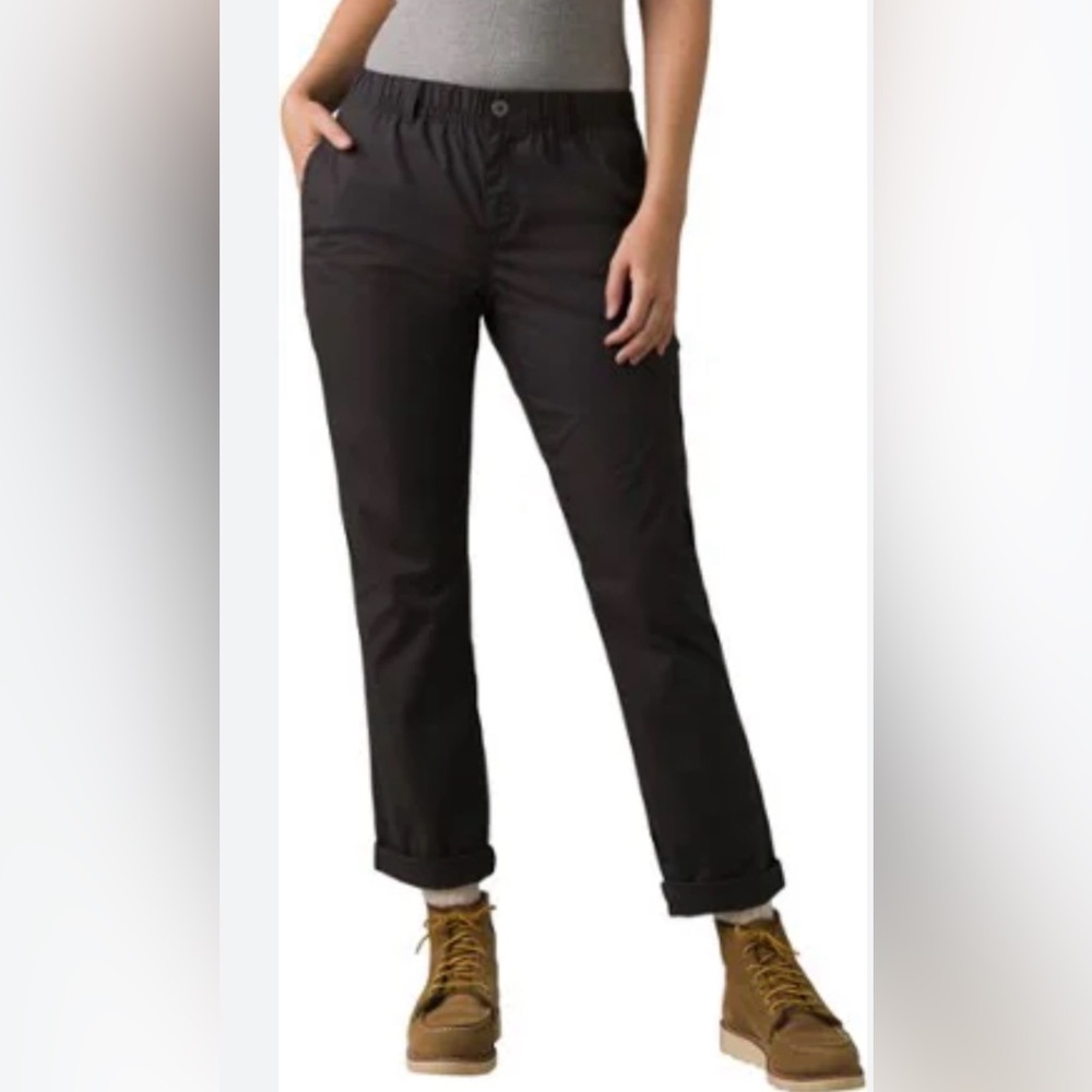 Prana Organic Cotton Blend Outdoor Pants In Grey Size 14 Women’s